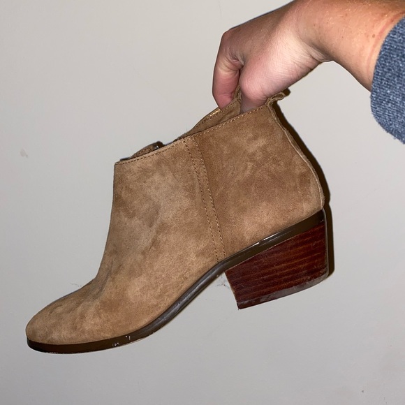 J.crew suede tan booties - Picture 2 of 4